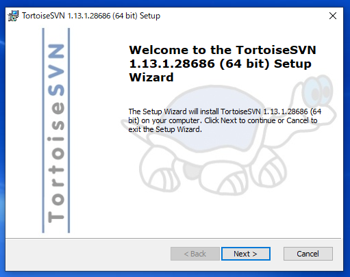 TortoiseSVNのインストール①