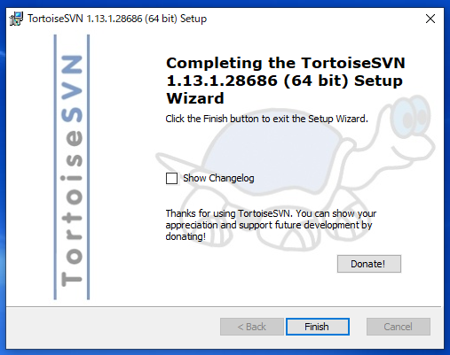 TortoiseSVNのインストール⑤